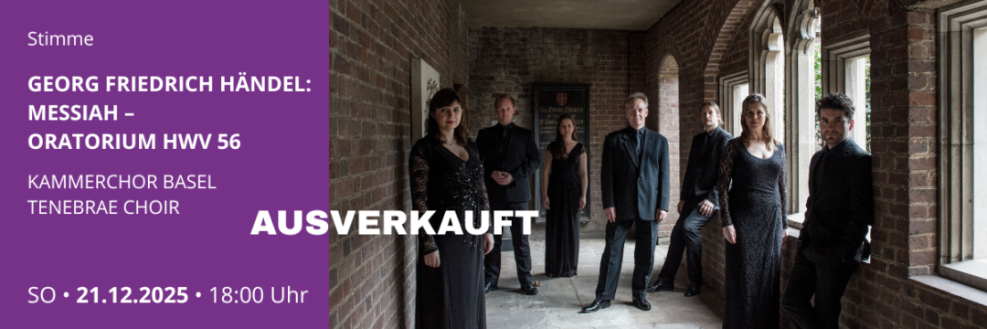 GEORG FRIEDRICH HÄNDEL: MESSIAH – ORATORIUM HWV 56