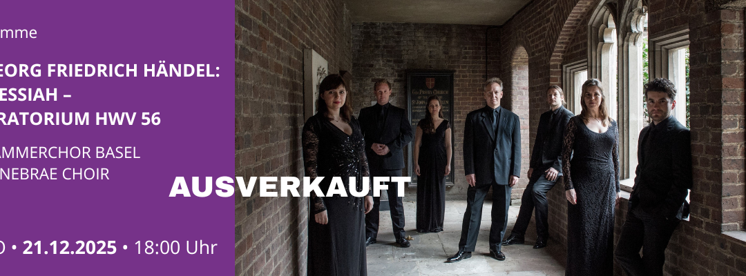 GEORG FRIEDRICH HÄNDEL: MESSIAH – ORATORIUM HWV 56