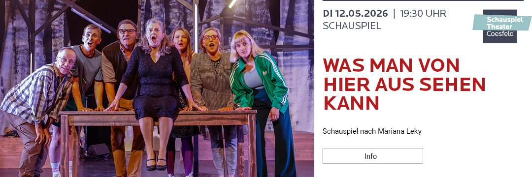 WAS MAN VON HIER AUS SEHEN KANN