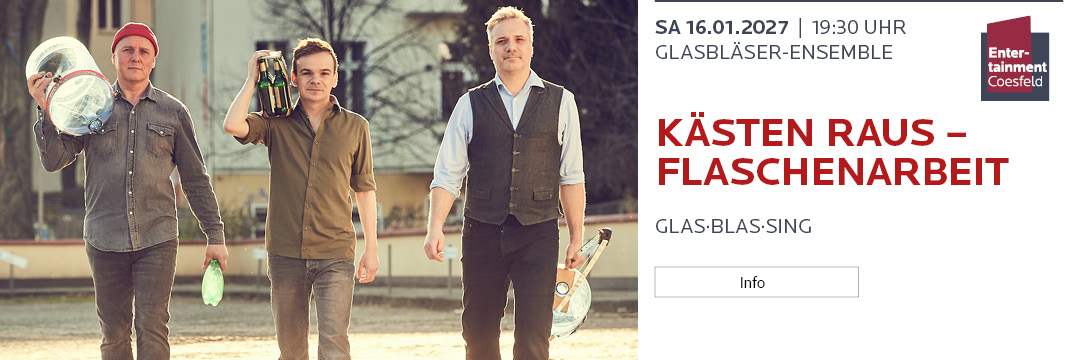 KÄSTEN RAUS – FLASCHENARBEIT
